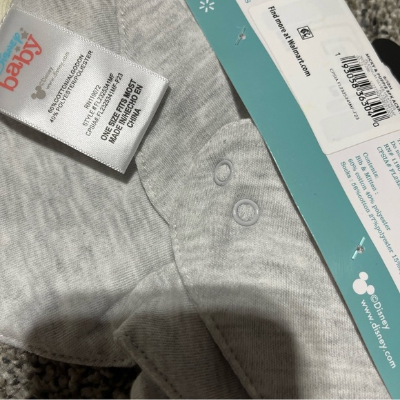 Mickey Mouse Infant Bib, Socks and Mittens Set, 3-Piece, Snap Bib Closure - Picture 7 of 7